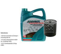 FEBI BILSTEIN Filtro Olio 5L ADDINOL GIGA LIGHT MV 0530 LL Per Toyota Yaris