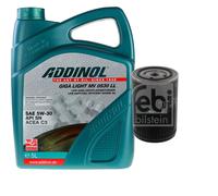 FEBI BILSTEIN Filtro Olio 5L ADDINOL GIGA LIGHT MV 0530 LL Per VW Passat Variant