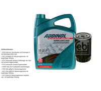 FEBI BILSTEIN Filtro Olio 5L ADDINOL SUPER LIGHT 0540 Per VW Golf IV Cabriolet
