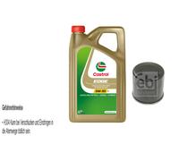 FEBI BILSTEIN Filtro Olio 5L CASTROL Olio Motore EDGE 5W-30 Per Suzuki Vitara