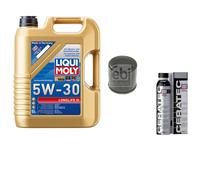 FEBI BILSTEIN Filtro Olio 5L Liqui Moly 5W-30 Longlife 3 Per Suzuki Vitara 1.4 T
