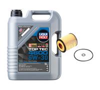 FEBI BILSTEIN Filtro Olio 5L Liqui Moly Top Tec 4600 5W-30 Per Mazda 6 Hatchback