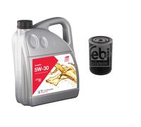 FEBI BILSTEIN Filtro Olio 5L Longlife 5W-30 Per VW Passat Variant 3B6 1.8 T 20V
