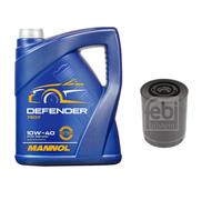 Febi BILSTEIN Filtro Olio 5L mannol Defender 10W-40 per Renault Master II Kasten