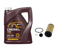 FEBI BILSTEIN Filtro Olio 5L MANNOL Diesel TDI 5W-30 Per BMW 2 Active Tourer F45
