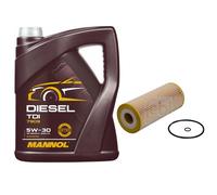 Febi BILSTEIN Filtro Olio 5L mannol Diesel Tdi 5W-30 per VW Golf IV Variant 1J5