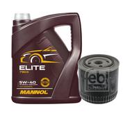 FEBI BILSTEIN Filtro Olio 5L MANNOL Elite 5W-40 Per VW Lupo 6X1 6E1 1.7 SDI