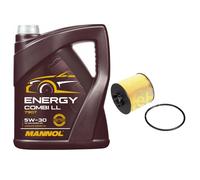 Febi BILSTEIN Filtro Olio 5L mannol Energy Combi Ll 5W-30 per VW Golf V 1K1 1.4