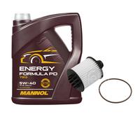 FEBI BILSTEIN Filtro Olio 5L MANNOL Energy Formula PD 5W-40 Per Opel Combo
