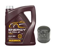 FEBI BILSTEIN Filtro Olio 5L MANNOL Energy Ultra JP 5W-20 Per Daihatsu Terios J2