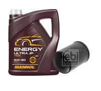 FEBI BILSTEIN Filtro Olio 5L MANNOL Energy Ultra JP 5W-20 Per Toyota RAV 4 III