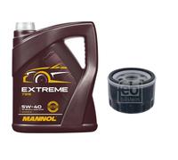 FEBI BILSTEIN Filtro Olio 5L MANNOL Extreme 5W-40 Per Dacia Duster KS_ 1.6 16V