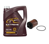 FEBI BILSTEIN Filtro Olio 5L MANNOL Extreme 5W-40 Per Opel Corsa D S07 1.3 CDTi