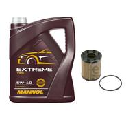 FEBI BILSTEIN Filtro Olio 5L MANNOL Extreme 5W-40 Per Opel Corsa D S07 1.3 CDTi