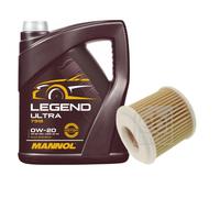 FEBI BILSTEIN Filtro Olio 5L MANNOL Legend Ultra 0W-20 Per Toyota Auris Kombi