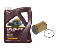 FEBI BILSTEIN Filtro Olio 5L MANNOL Longlife 504/507 5W-30 Per VW Passat Variant