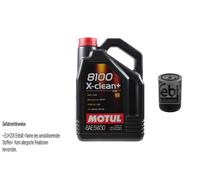 FEBI BILSTEIN Filtro Olio 5L Motul 8100 X-Clean+ 5W30 Per VW Passat Variant 3B6