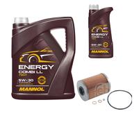FEBI BILSTEIN Filtro Olio 6 L MANNOL Energy Combi LL 5W-30 per BMW Z3