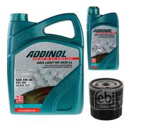 FEBI BILSTEIN Filtro Olio 6L ADDINOL GIGA LIGHT MV 0530 LL Per Chevrolet