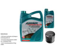 FEBI BILSTEIN Filtro Olio 6L ADDINOL GIGA LIGHT MV 0530 LL Per Toyota Avensis