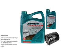 Febi BILSTEIN Filtro Olio 6L Addinol Giga Luce Mv 0530 Ll per Saab 9-3 YS3D 2.0i