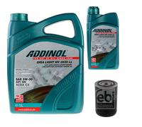 Febi BILSTEIN Filtro Olio 6L Addinol Giga Luce Mv 0530 Ll per VW Passat Variant
