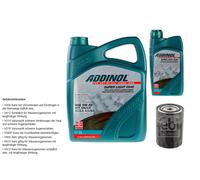 FEBI BILSTEIN Filtro Olio 6L ADDINOL SUPER LIGHT 0540 Per Fiat Ducato Bus 244 Z