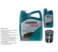 FEBI BILSTEIN Filtro Olio 6L ADDINOL SUPER LIGHT 0540 Per Jaguar XK Cabriolet