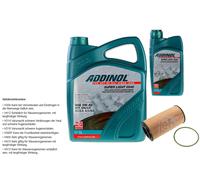 FEBI BILSTEIN Filtro Olio 6L ADDINOL SUPER LIGHT 0540 Per Volvo V70 II SW 2.4 D5