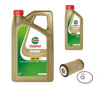 FEBI BILSTEIN Filtro Olio 6L CASTROL EDGE 5W-30 Per Hyundai Tucson JM 2.0 CRDi