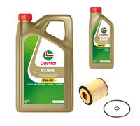FEBI BILSTEIN Filtro Olio 6L CASTROL EDGE 5W-30 Per Mazda 6 Hatchback GG 2.0 1.8