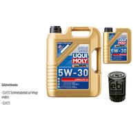 FEBI BILSTEIN Filtro Olio 6L Liqui Moly 5W30 Longlife3 Per VW Golf IV Cabriolet
