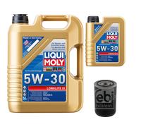 FEBI BILSTEIN Filtro Olio 6L Liqui Moly 5W30 Longlife3 Per VW Passat Variant 3B6