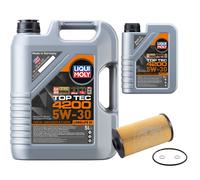 Febi BILSTEIN Filtro Olio 6L Liqui Moly Top Tec 4200 5W-30 per BMW 7er E38 740i