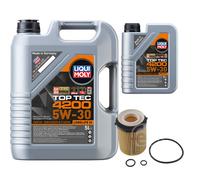 FEBI BILSTEIN Filtro Olio 6L Liqui Moly Top Tec 4200 5W-30 Per Mercedes-Benz