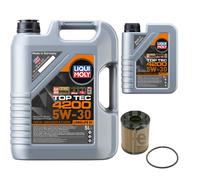 FEBI BILSTEIN Filtro Olio 6L Liqui Moly Top Tec 4200 5W-30 Per Opel Corsa D S07