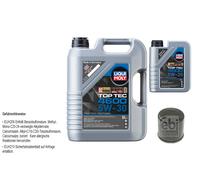 FEBI BILSTEIN Filtro Olio 6L Liqui Moly Top Tec 4600 5W-30 Per Suzuki Vitara LY