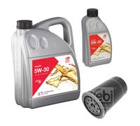 FEBI BILSTEIN Filtro Olio 6L Longlife 5W-30 Per Hyundai Santa Fé II CM 2.2 CRDi