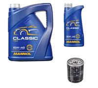 FEBI BILSTEIN Filtro Olio 6L MANNOL Classic 10W-40 Per Suzuki Jimny Fuoristrada