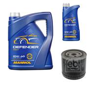 FEBI BILSTEIN Filtro Olio 6L MANNOL Defender 10W-40 per VW Lupo 6X1 6E1 1.7 SDI