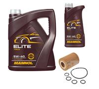 FEBI BILSTEIN Filtro Olio 6L MANNOL Elite 5W-40 Per Opel Zafira B A05 1.7 CDTi
