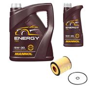 FEBI BILSTEIN Filtro Olio 6L MANNOL Energy 5W-30 Per Mazda 6 Hatchback GG 2.0