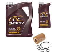 FEBI BILSTEIN Filtro Olio 6L MANNOL Energy 5W-30 Per Opel Zafira B A05 1.7 CDTi