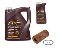 Febi BILSTEIN Filtro Olio 6L mannol Energy Combi ' Ll 5W-30 per
