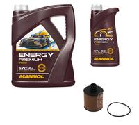 FEBI BILSTEIN Filtro Olio 6L MANNOL Energy Premium 5W-30 Per Opel Combo Tour X12