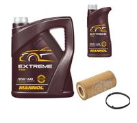 FEBI BILSTEIN Filtro Olio 6L MANNOL Extreme 5W-40 Per Audi TT 8J3 2.0 TFSI A3