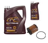 FEBI BILSTEIN Filtro Olio 6L MANNOL Extreme 5W-40 per Opel Vectra C CC A05 2.2