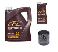 Febi BILSTEIN Filtro Olio 6L mannol extreme 5W-40 per Peugeot Boxer Box Citroën