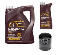FEBI BILSTEIN Filtro Olio 6L MANNOL Legend Ultra 0W-20 Per Jeep Cherokee KL 2.4