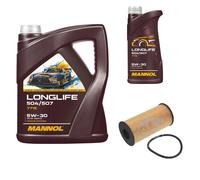 FEBI BILSTEIN Filtro Olio 6L MANNOL Longlife 504/507 5W-30 Per Mercedes-Benz